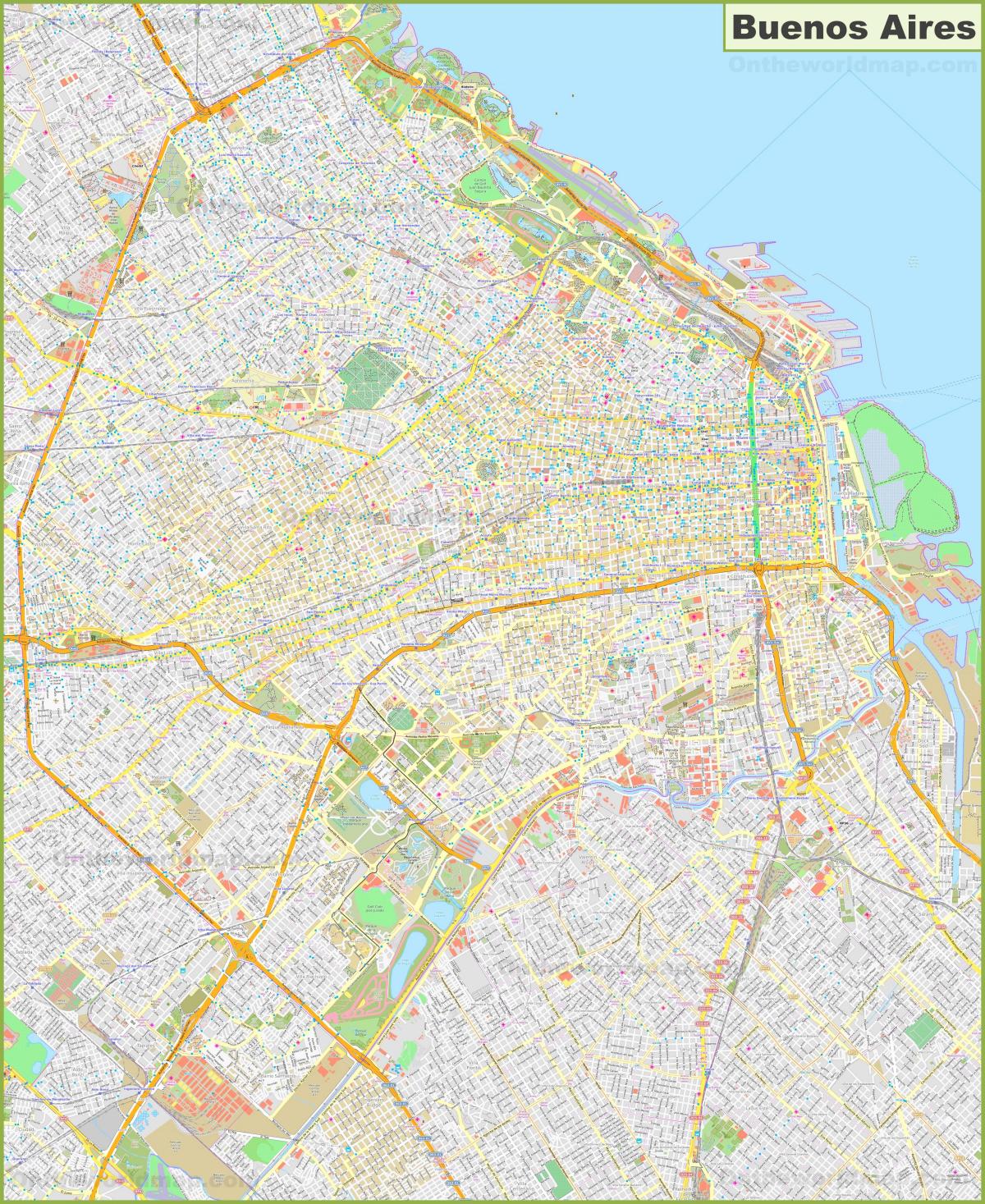 Buenos Aires stratenplan